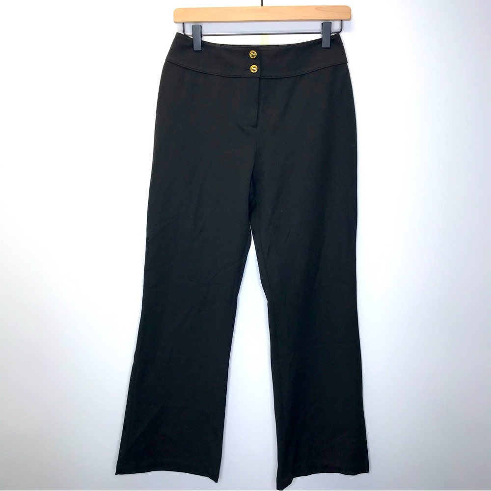 St John Collection black dress career pants size 2
